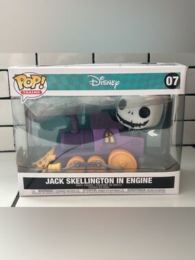 Jack Skellington In Engine Funko Trains 07 MIB Disney Nightmare Before Christmas